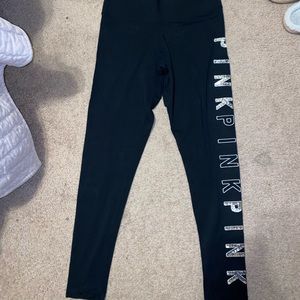 NWOT PINK full length yoga leggings